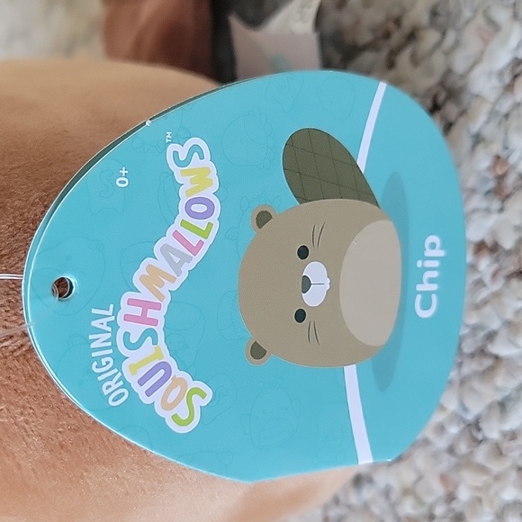 SQUISHMALLOW - CHIP THE BEAVER, 5 INCH - Picture 2 of 6
